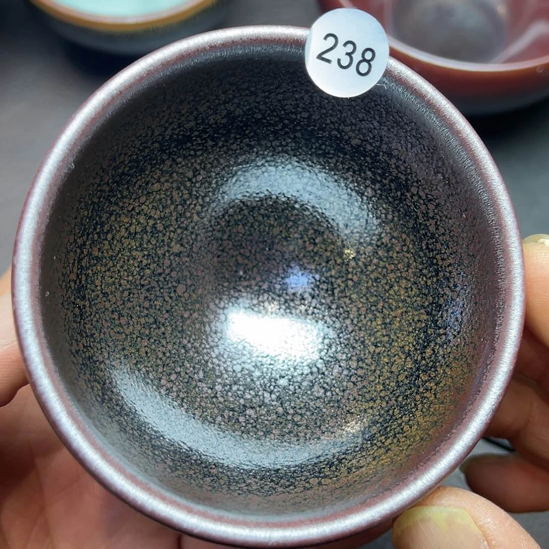 茶盏龙窑柴烧小禅定器型7.7口径