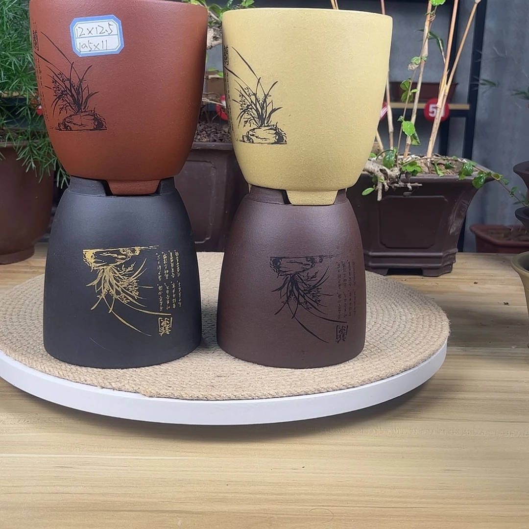 紫砂花盆紫砂花盆