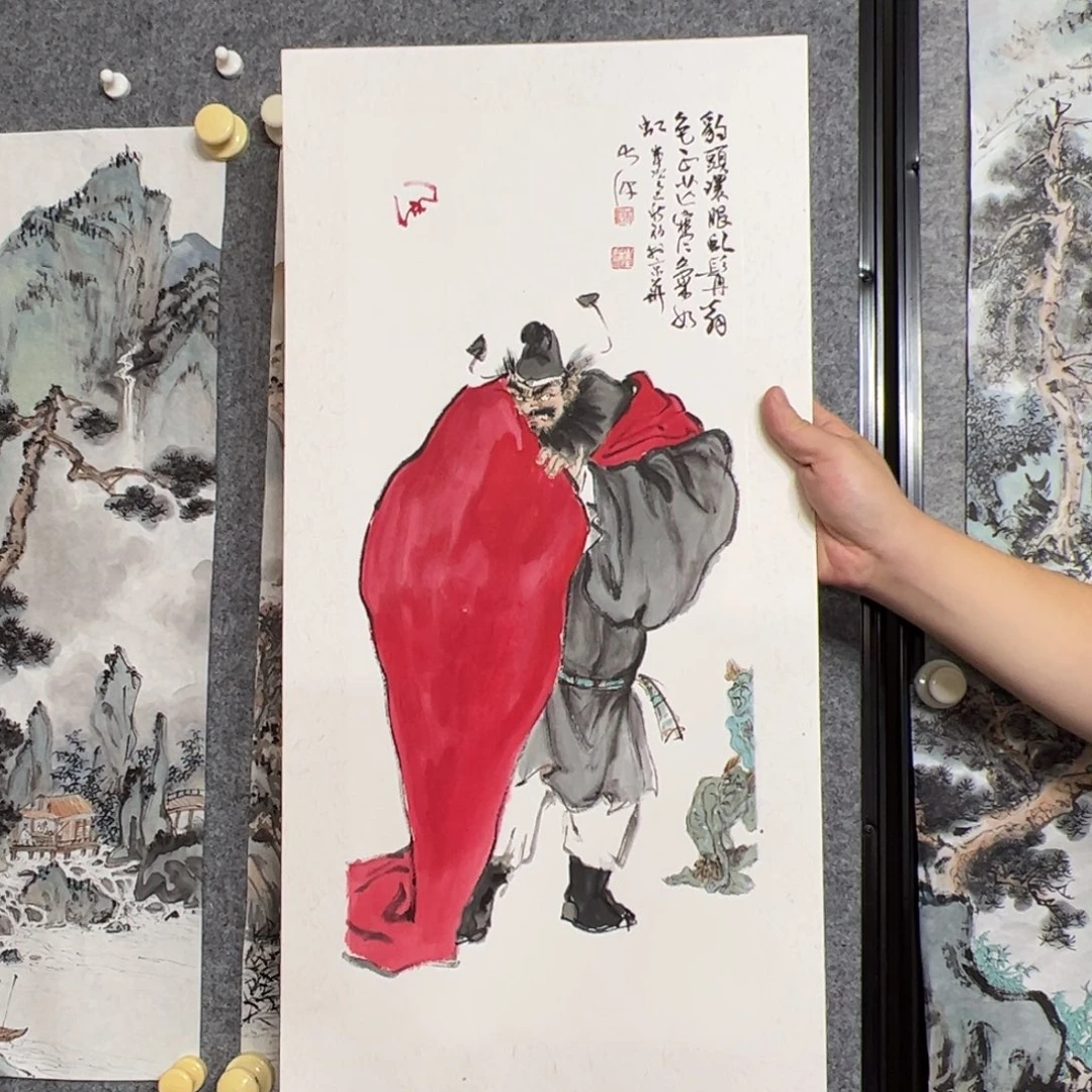 T***u其他纸本（f31070）豹头 书画
