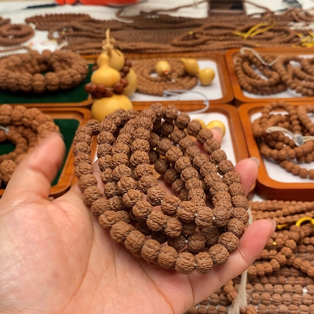 我***输金刚菩提吊坠纯血花王108卡9➕