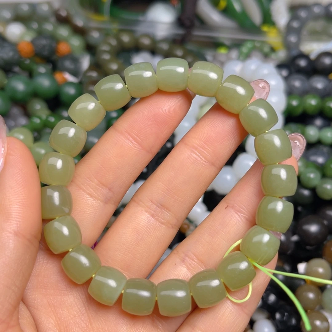 和田玉未镶嵌手链