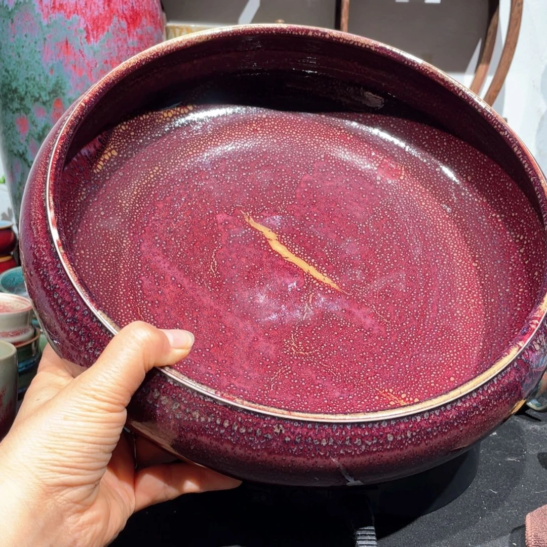 Y***宇中国神后钧瓷水洗