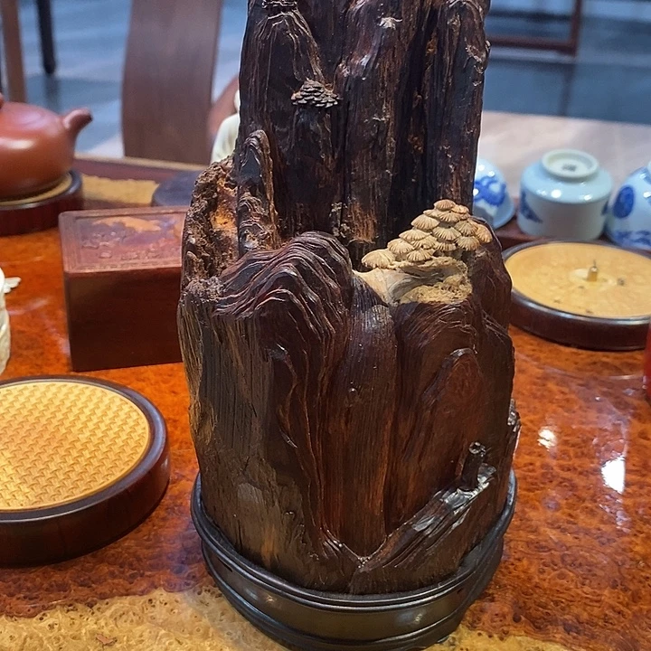 用***7茶桌茶室山水香炉