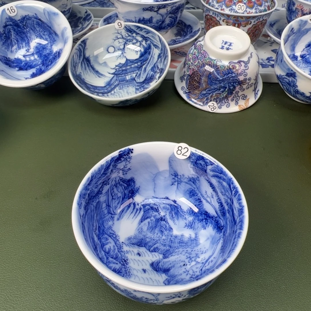 景德镇纯手工纯手绘茶具木木82