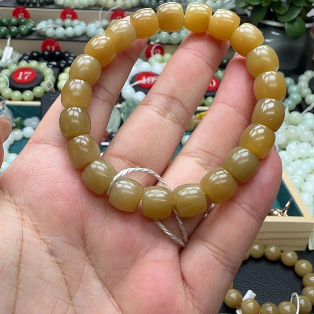 和田玉未镶嵌手链10