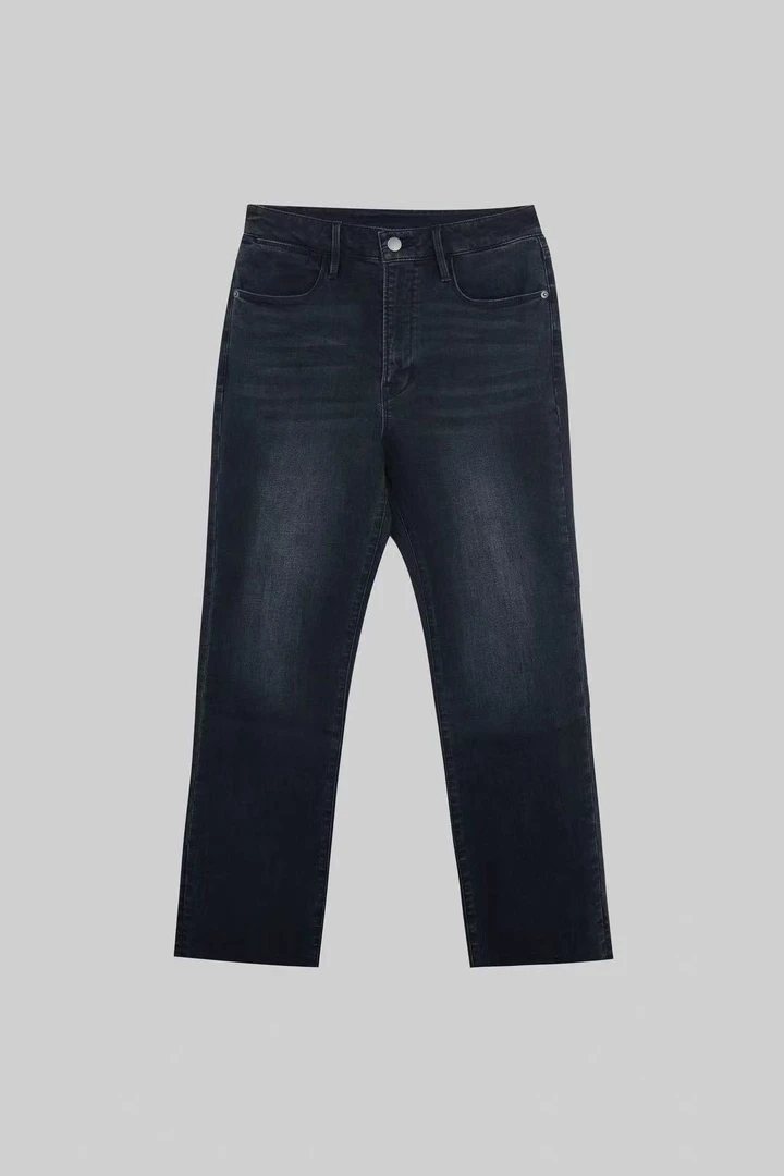 特价福利No退换 百搭简约修身九分烟管裤小脚牛仔裤女