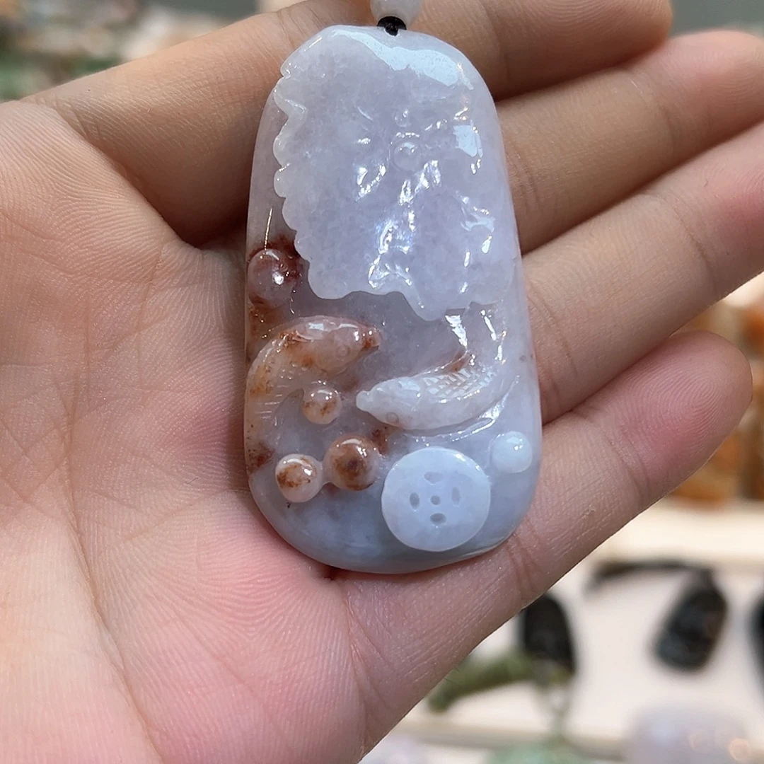 翡翠未镶嵌颈饰挂件