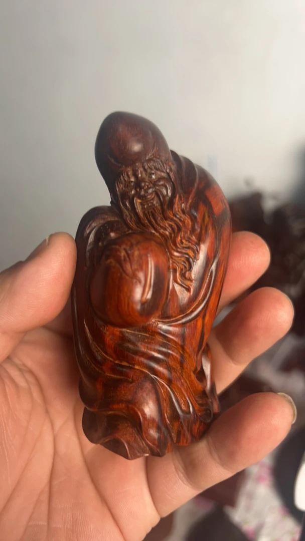 手把件雕刻老寿星