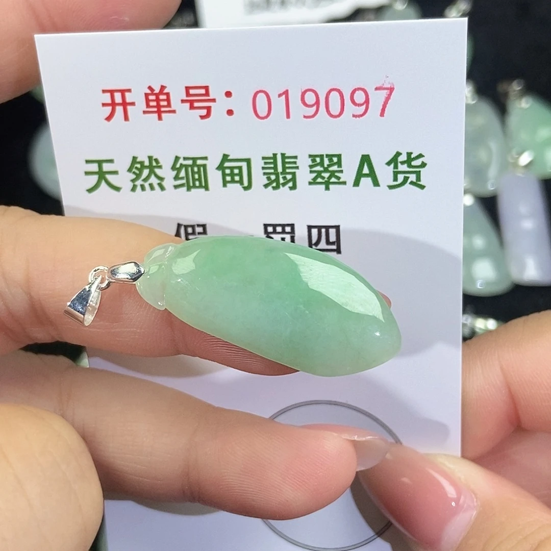 翡翠未镶嵌颈饰天然