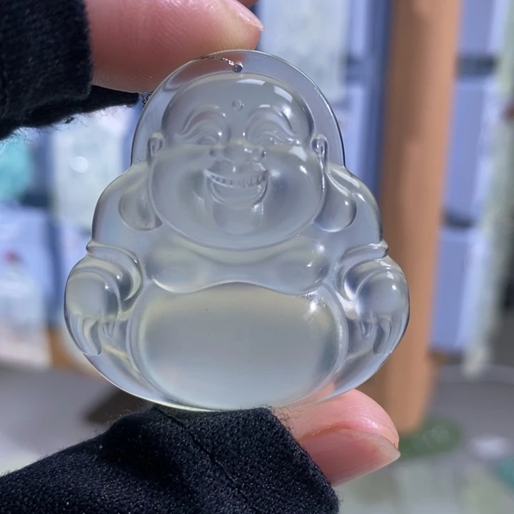 岫玉未镶嵌颈饰吊坠