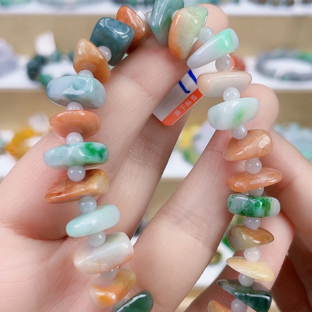 翡翠未镶嵌手链手链