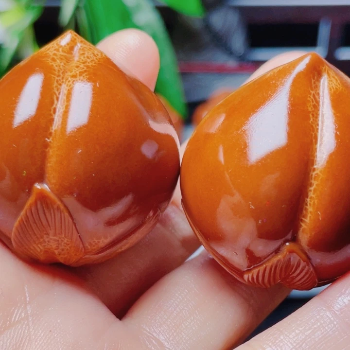 橄榄核手串/手链寿桃3.5手球