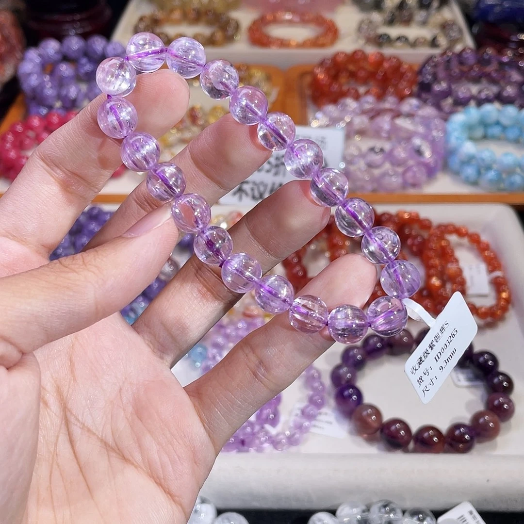 ****️手串未镶嵌锂辉石收藏级紫锂辉9.3