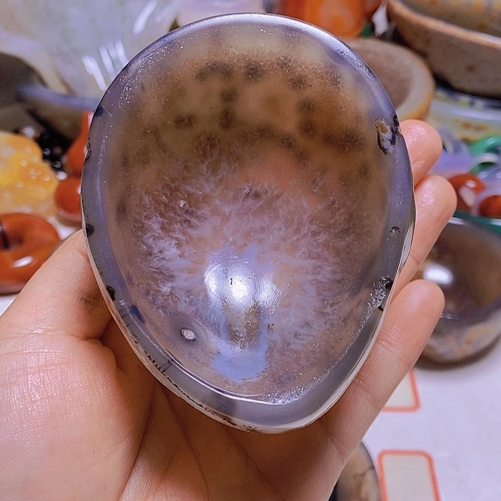 玛瑙/玉髓，未镶嵌心**明