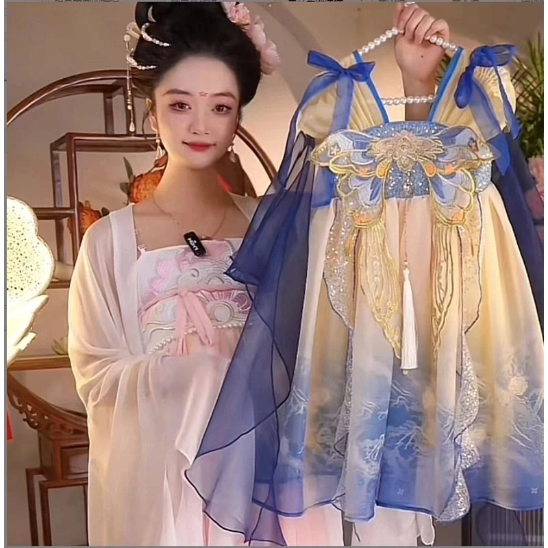 十里汉服【暮云归】2025新款女童国风仙气中国风夏季汉服裙25129