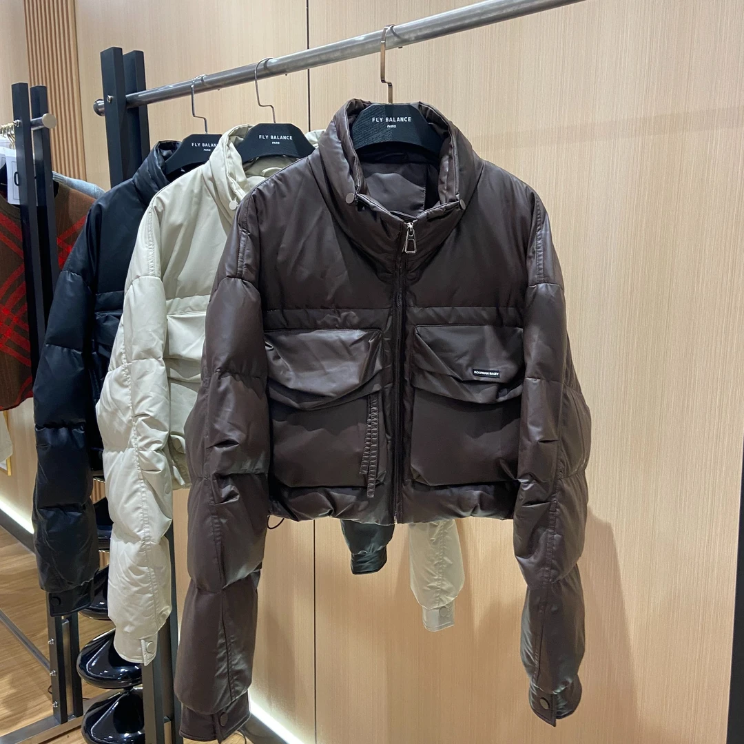 【编号207】209】【机车服】秋冬新款羽绒超飒轻薄保暖外套6407