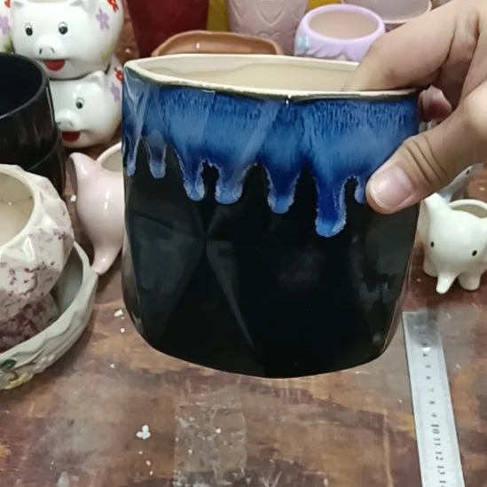 陶瓷花盆凑满12发货
