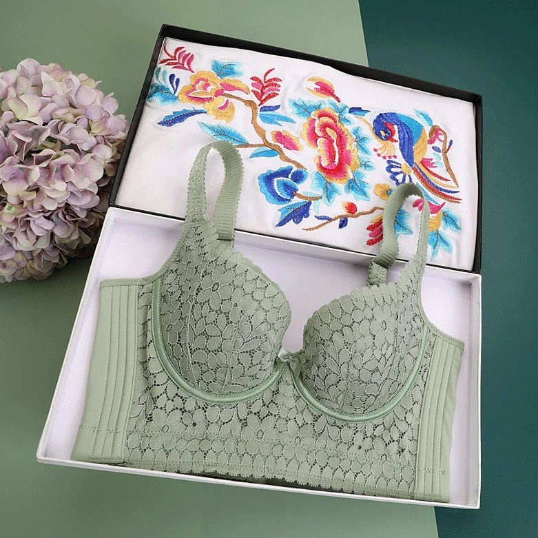 调整型收副乳聚拢文胸矫正外扩防下垂上托定型六排扣高侧比内衣女