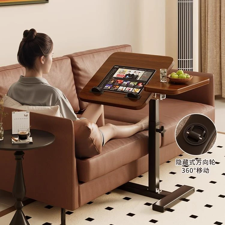 可移动升降床边桌沙发边小桌子简易学生书桌折叠笔记本电脑办公桌