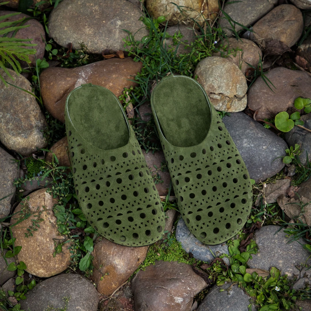 鞋子女款爆款2025新款勃肯鞋包头拖鞋百搭时尚夏季拖鞋女鞋358-2