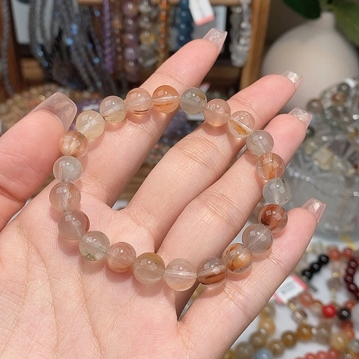 水晶无未镶嵌透体兔毛卡8.8