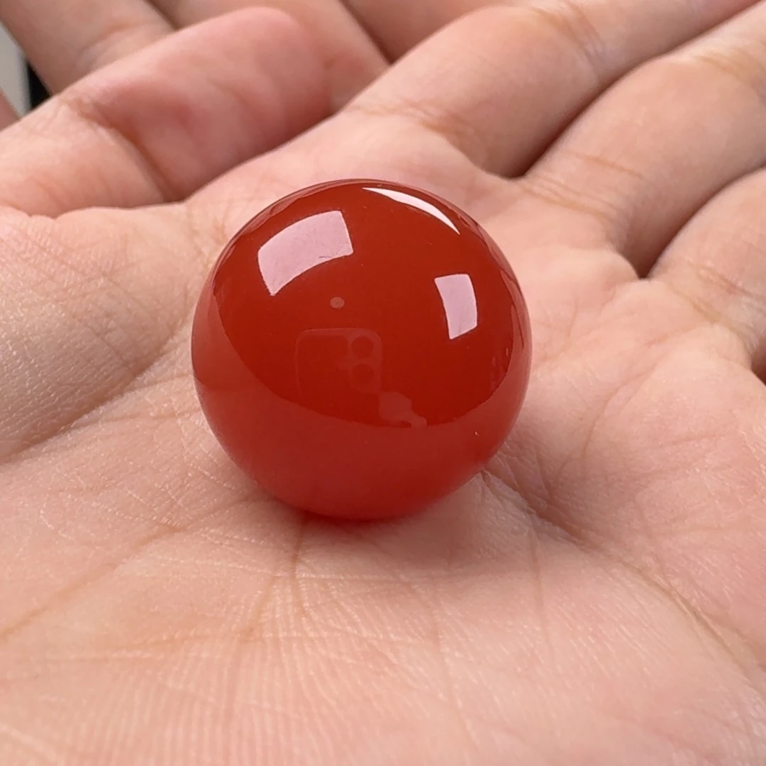 南红玛瑙未镶嵌单珠19.9