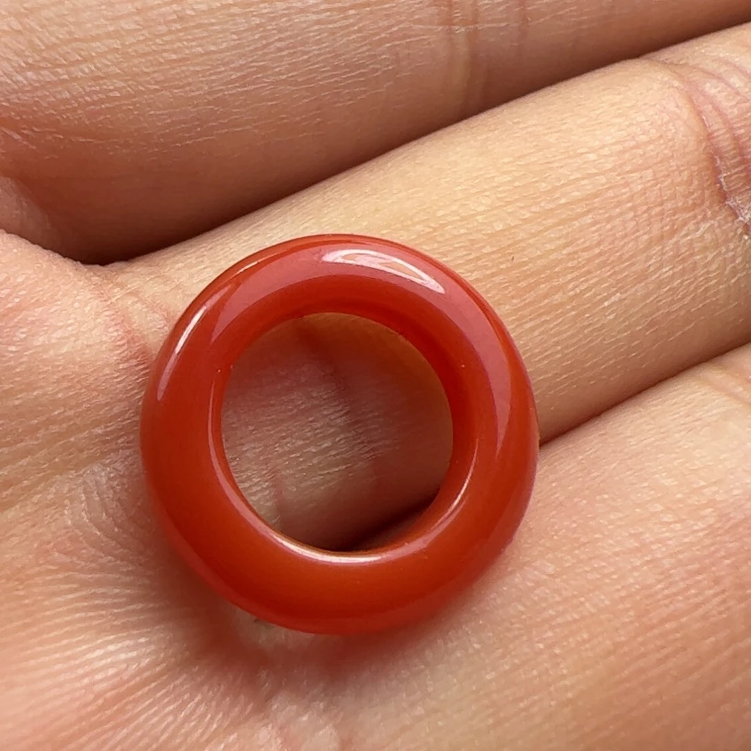 未镶嵌跑环南红玛瑙