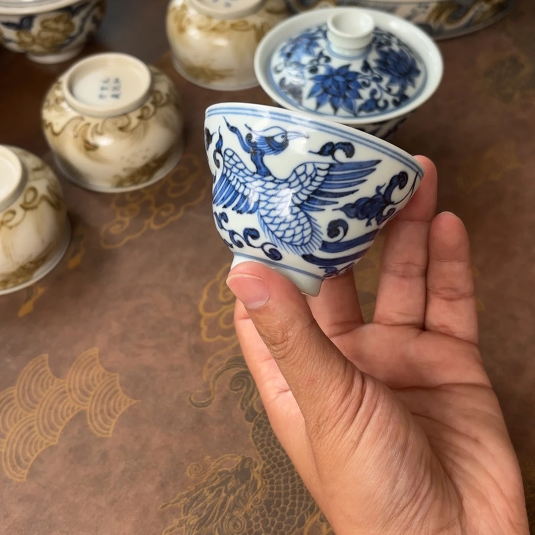 摆件景德镇手绘茶器