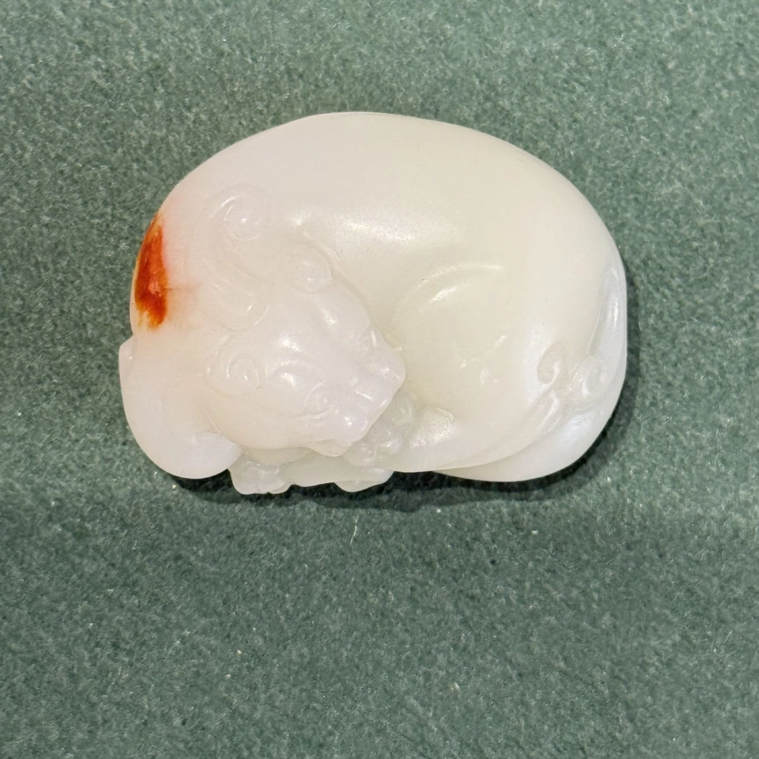 精品和田玉玉佩 貔貅手工雕刻精雕