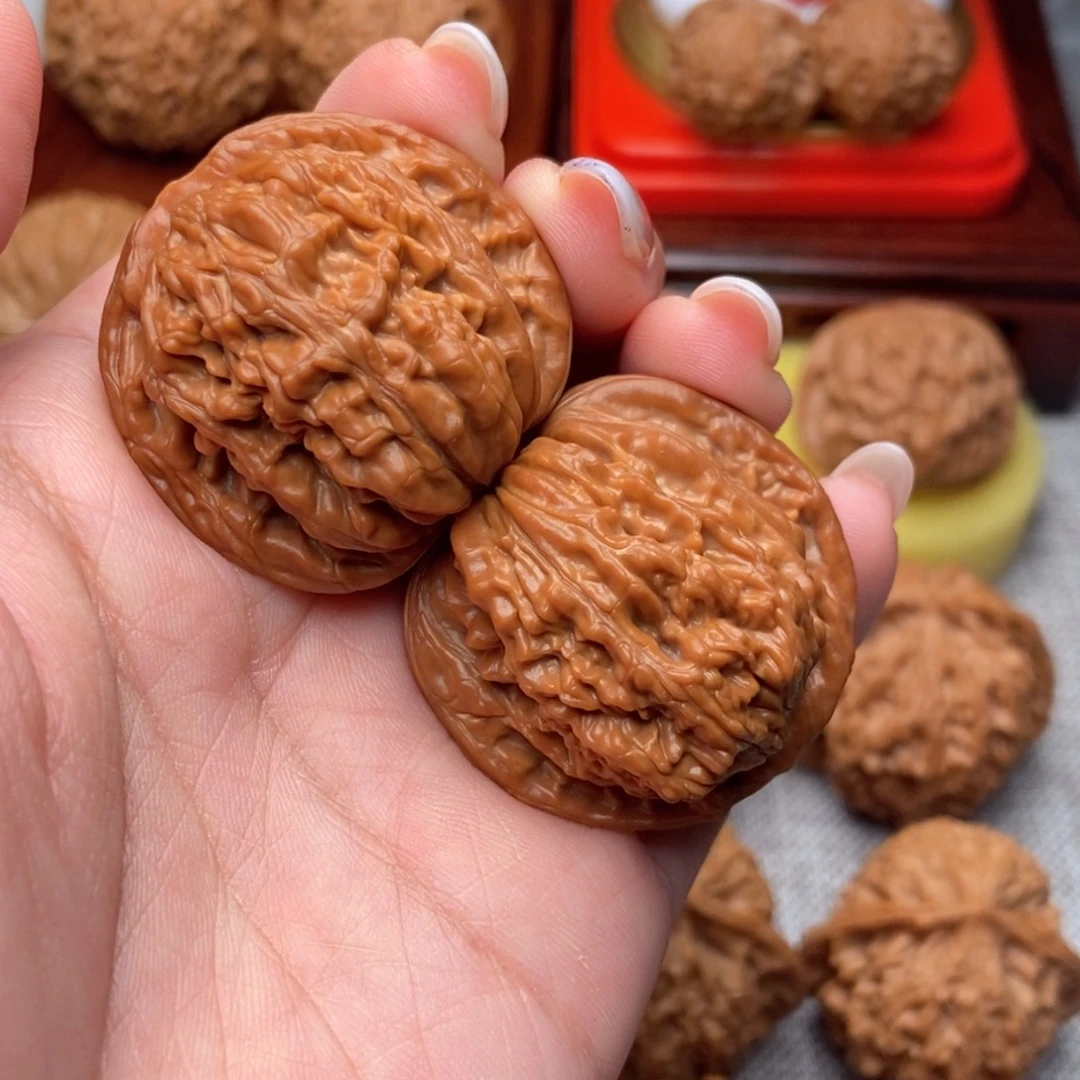 S***把件文玩核桃汉高楼37全品