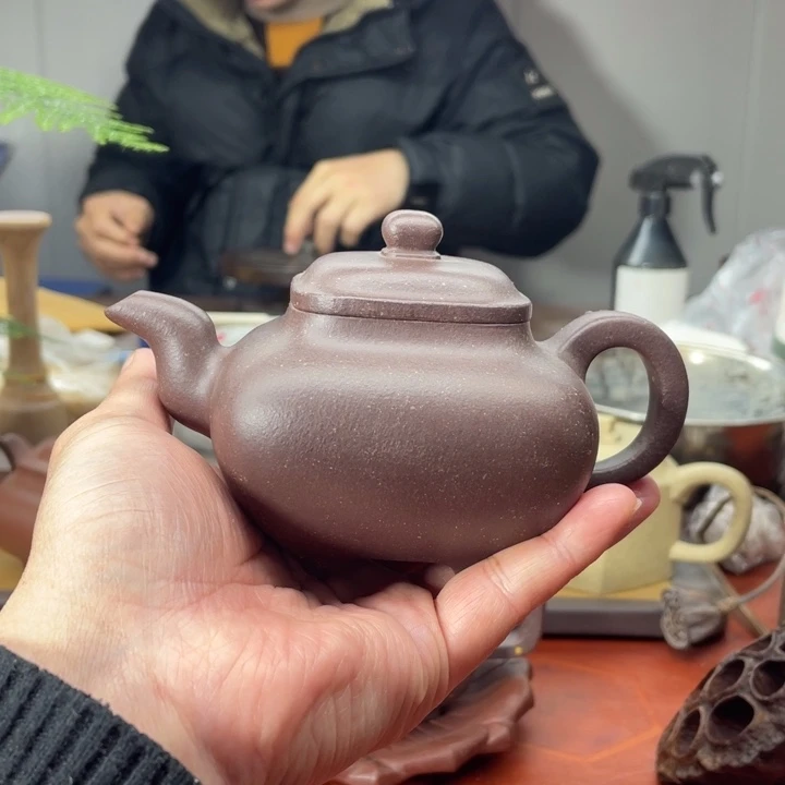 紫砂茶壶原矿无添加手磨料紫泥传炉