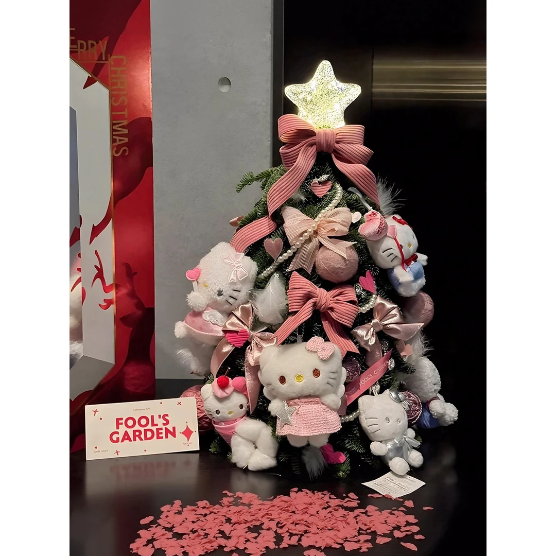 圣诞节礼物送女生朋友闺蜜家用创意装饰品哈喽hellokitty圣诞树