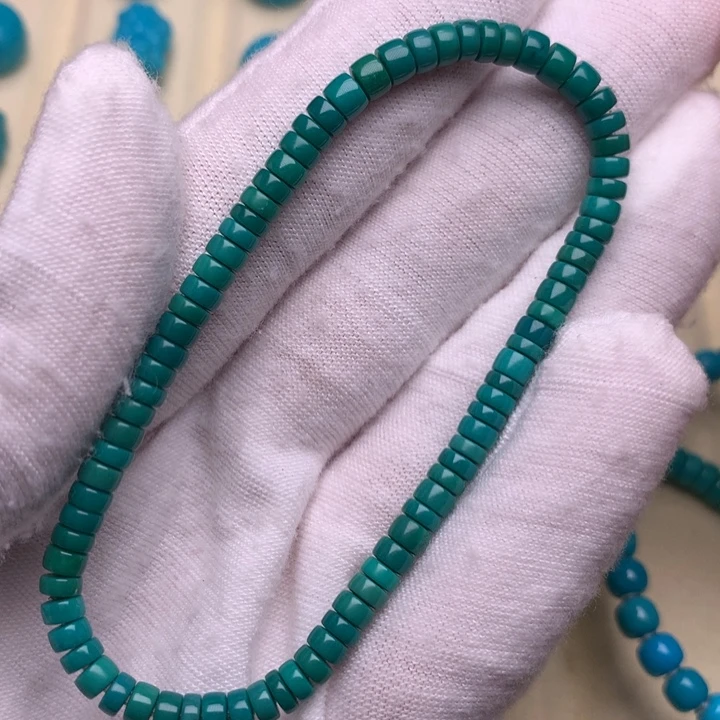 绿松石未镶嵌绿松石手串4