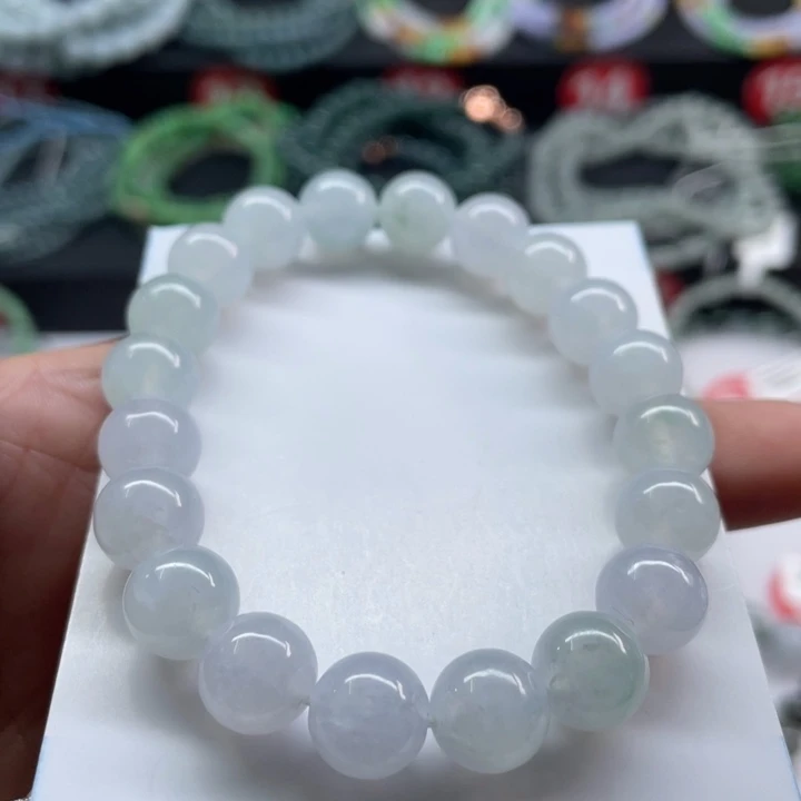 翡翠手链未镶嵌沐*卡10