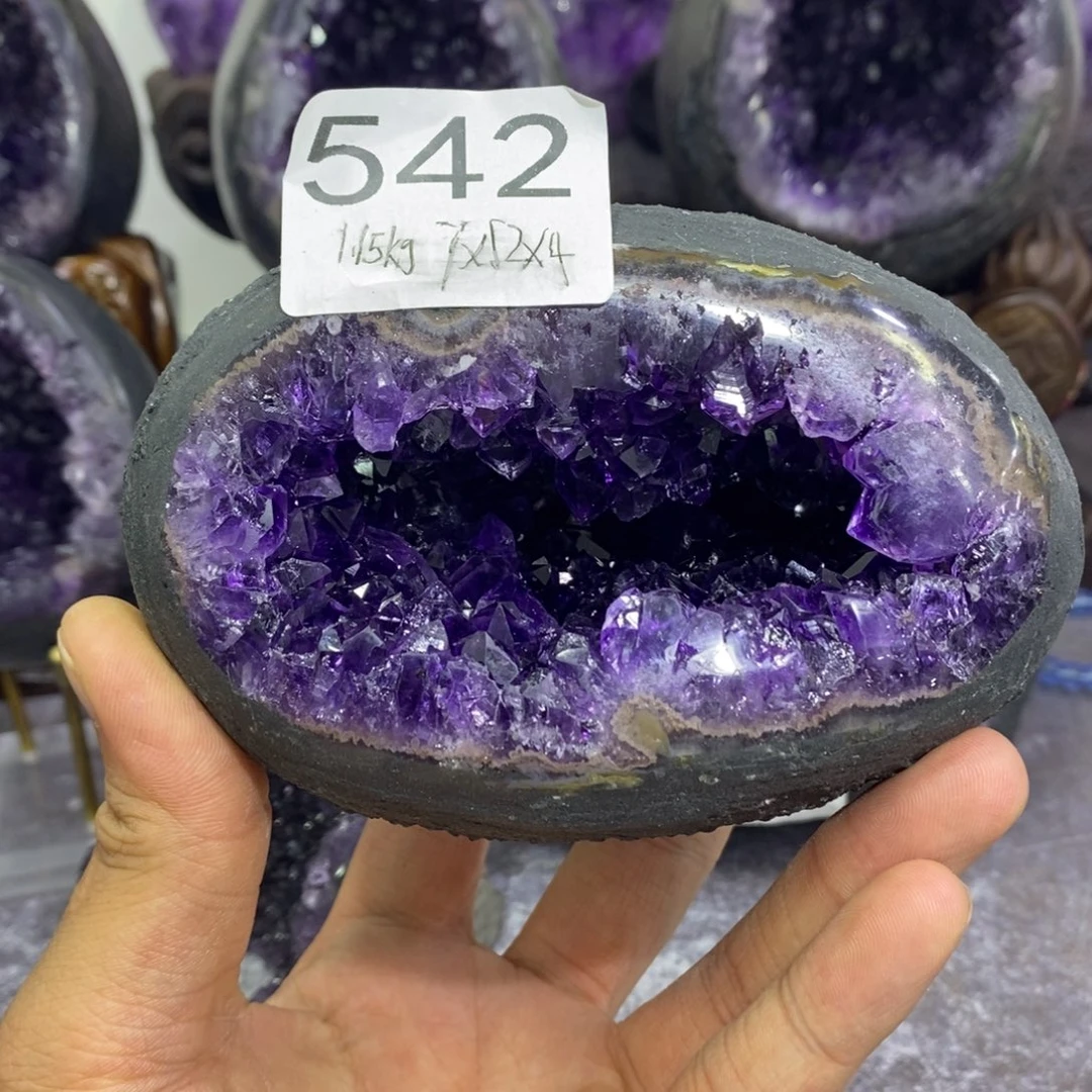 紫晶珠宝半成品未镶嵌542