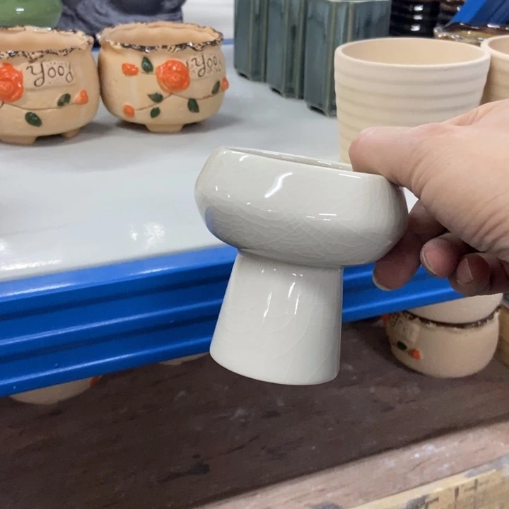 陶瓷花盆单场满9.9发7.5*8.8