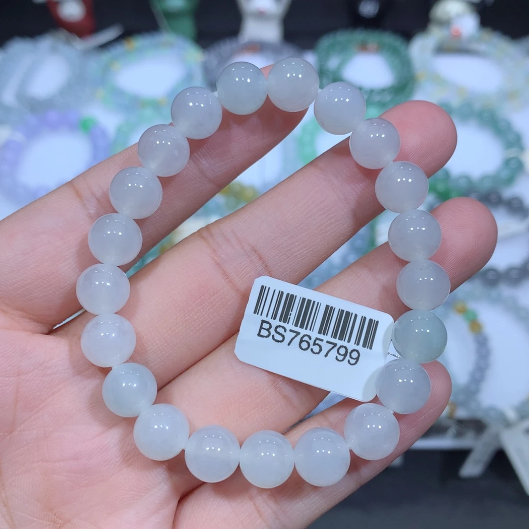 未镶嵌手串翡翠天然