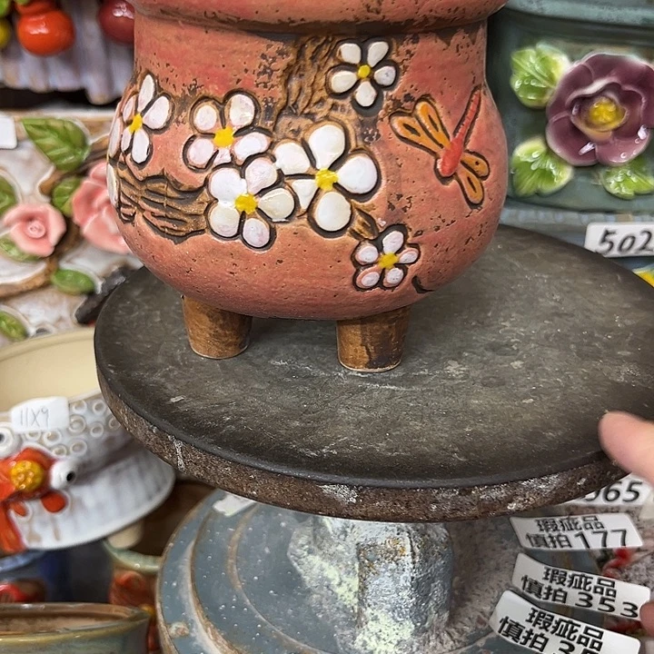 粗陶材质多肉花盆