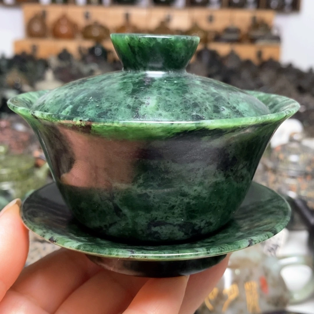 藏玉药王石福利款盖碗150cc