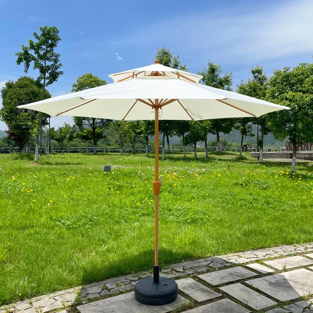 户外遮阳伞庭院伞商用景区外摆花园院子摆摊阳台太阳伞露营沙滩伞