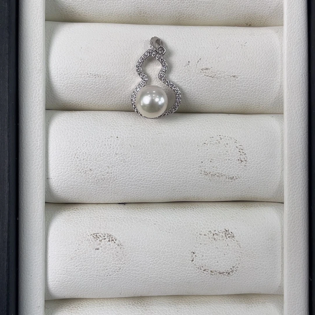 海水珍珠颈饰银S925镶嵌