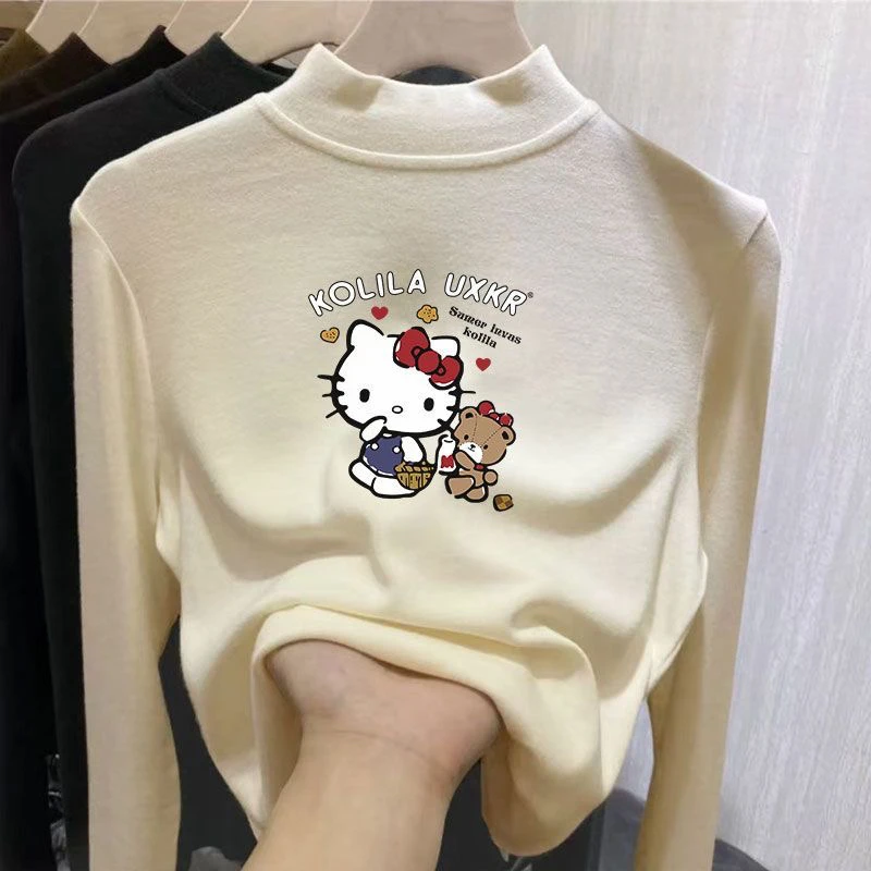 儿童德绒打底衫秋冬中小童半高领保暖内搭宝宝上衣女童长袖T恤