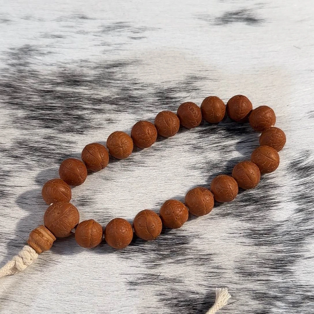 凤眼菩提吊坠手持