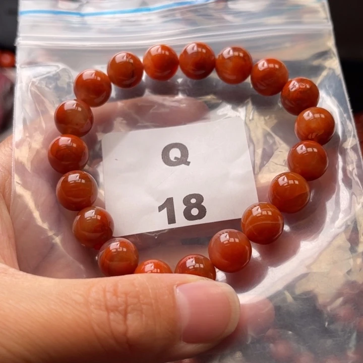 南红玛瑙未镶嵌多样性发货默认微瑕称重10mm