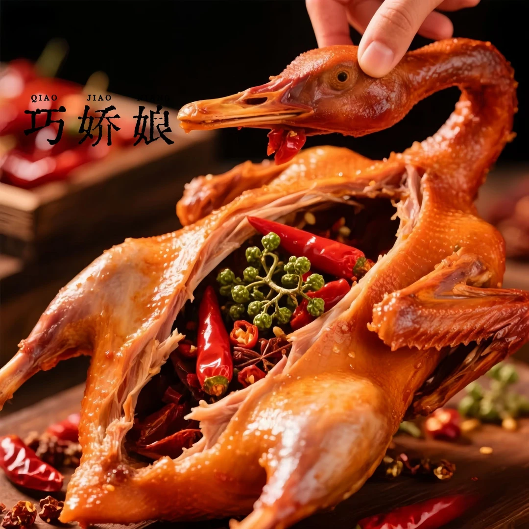 【麻辣手撕椒麻鸭850g】正宗特色美食夜宵开袋即食解馋下酒硬菜