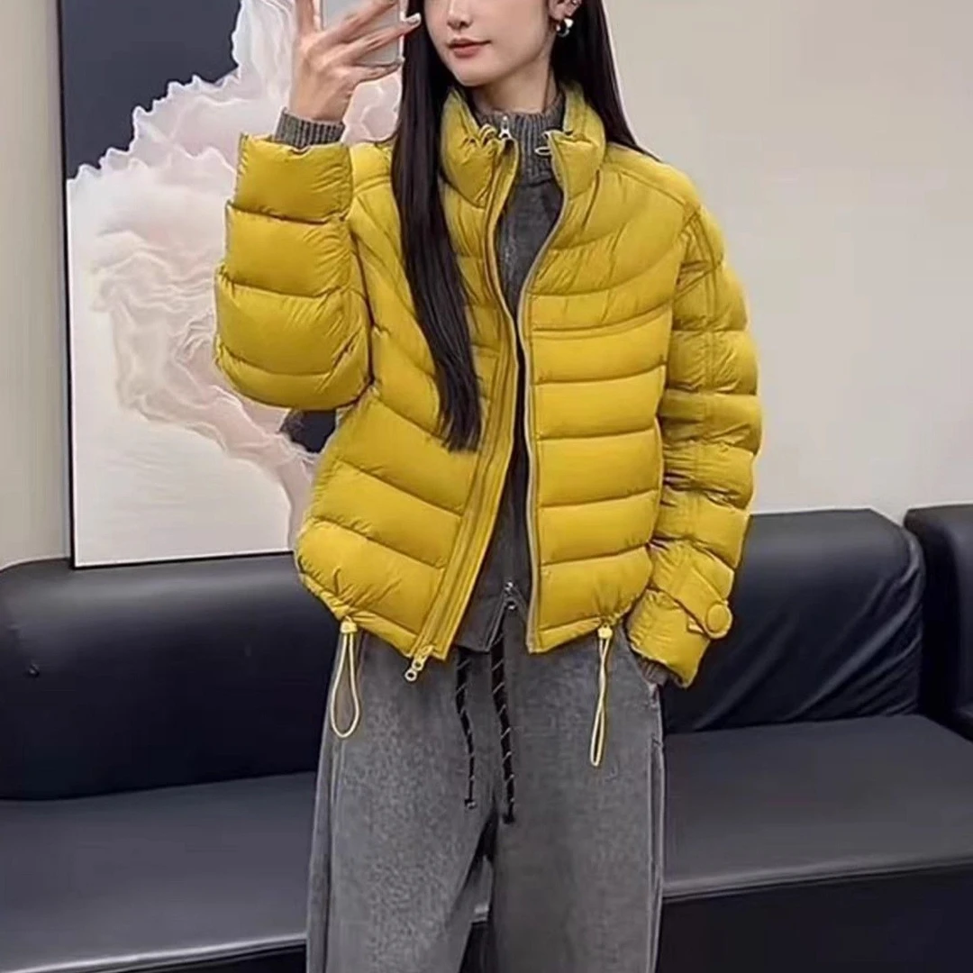 爆款排骨棉服2025女新款爆款秋冬时尚立 领韩版宽松百搭外套立领