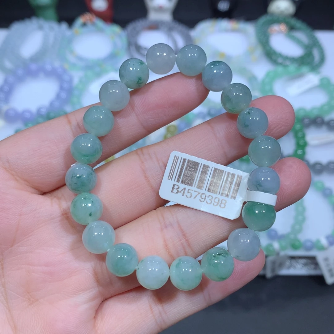 未镶嵌手串翡翠天然