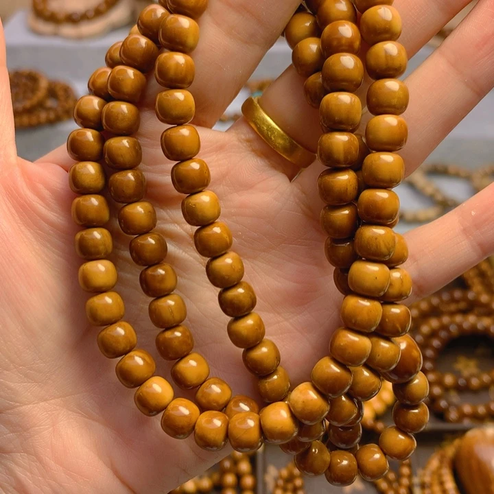 果皮天然库克精挑老型7*8长串108颗男女通用手串