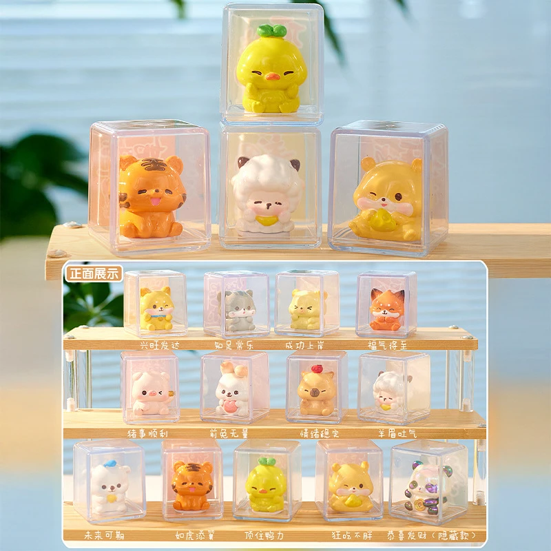 潮玩新款精致好运连连麻将屋手办  可爱卡通桌面摆件  生日礼物