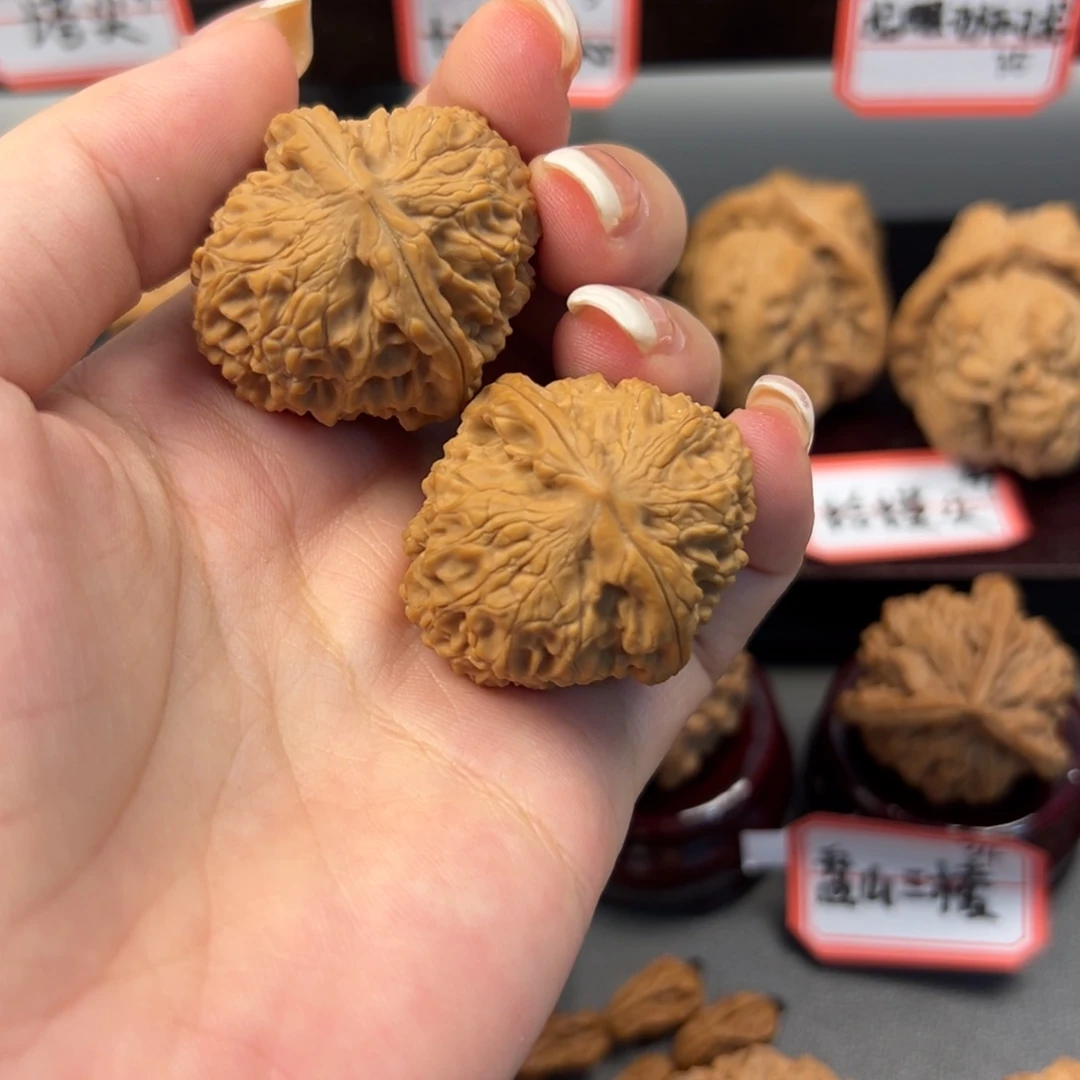 吊坠文玩核桃麻核桃磨盘